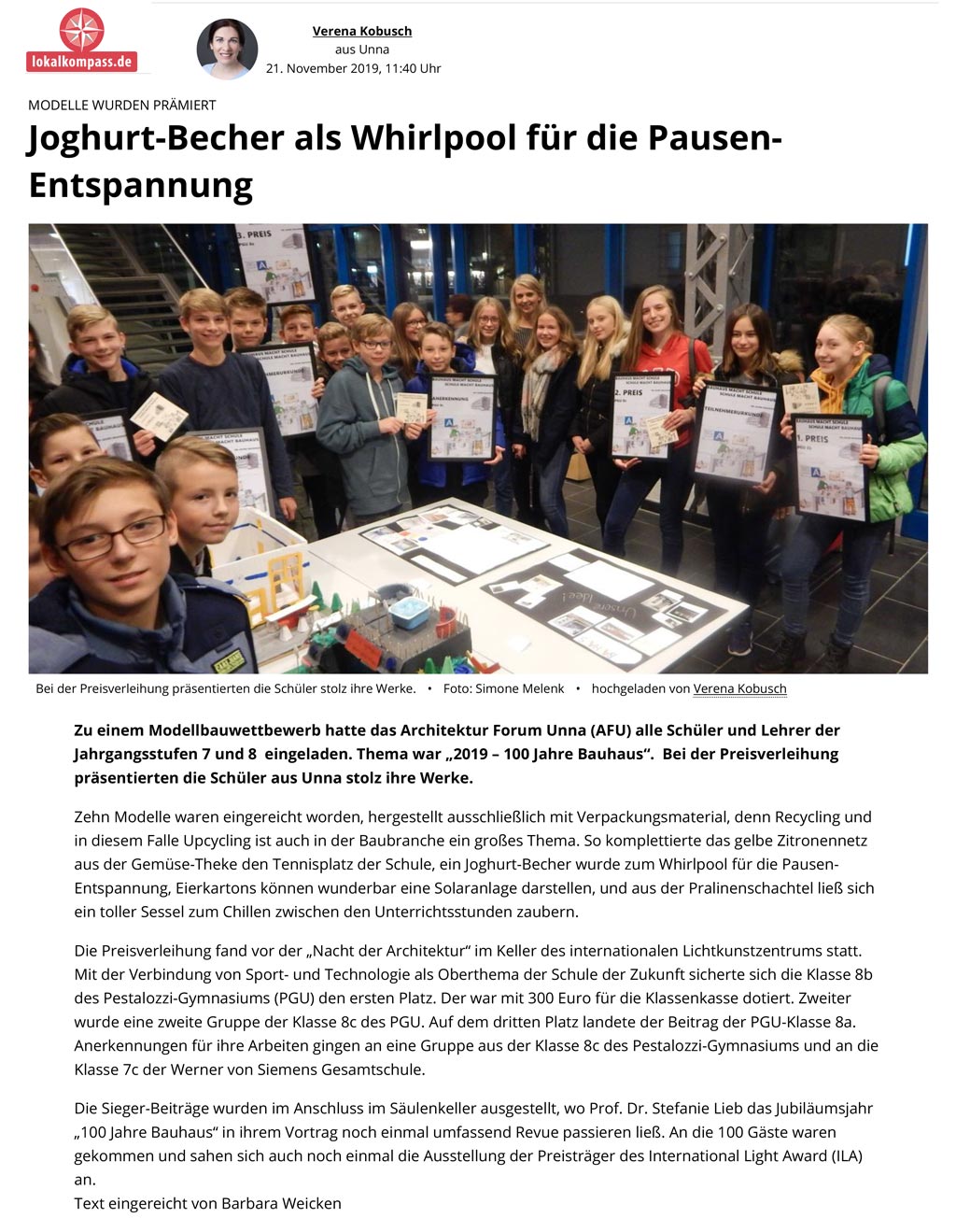 Bauhaus macht Schule – Schule macht Bauhaus