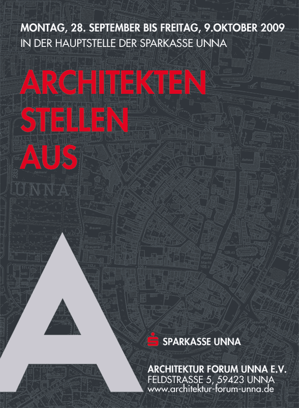 Plakat: Architekten stellen aus