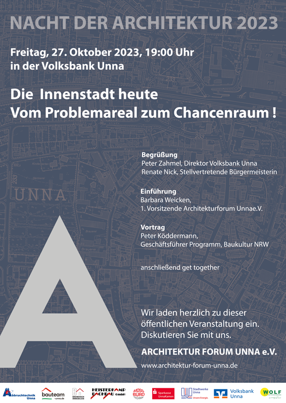 Plakat zur Nacht der Architektur 2016